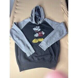 Disney Mickey mouse pullover hoodie Size Small (34-36) used good condition